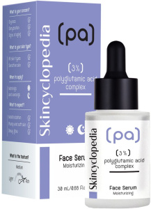 Skincyclopedia Moisturising Face Serum With 3% Polyglutamic Acid Complex (30mL)