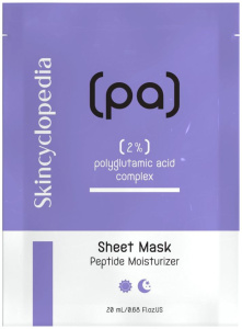 Skincyclopedia Moisturizing Sheet Face Mask With 2% Polyglutamic Acid Complex (1pc)