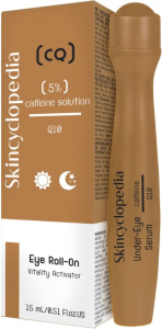 Skincyclopedia Under Eye Roll-On Serum With Caffeine & Q10 (15mL)