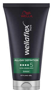 Wella Wellaflex Men All Day Definition Ultra Strong Gel (150mL)