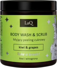 LaQ Shower Gel Scrub Kiwi & Grapes Solid (220g)