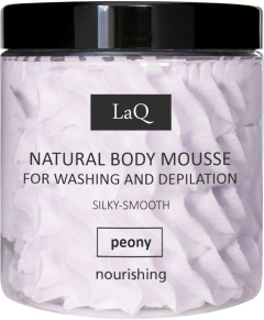 LaQ Body Wash Mousse 3in1 Peony Moisturizing Solid (100g)
