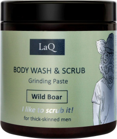 LaQ Shower Gel Scrub Extremely Wild Boar Solid (220g)