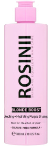 Rosinii Blonde Boost Protecting + Hydrating Purple Shampoo (300mL)