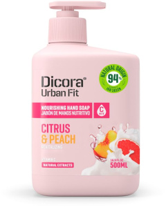 Dicora Urban Fit Hand Soap Vitamin C Citrus & Peach (500mL)
