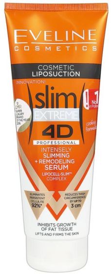 Eveline Cosmetics Slim Extreme 4d Liposuction Slimming Serum 250ml